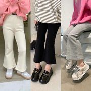 2022春新作 女の子 ベルボトム カジュアルスタイル パンツ ゆったり ズボン 韓国風子供服3色