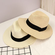 麦わら帽子　ハット　UVカット　紫外線対策　ファッション　レディース