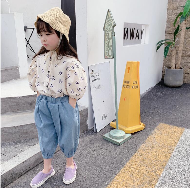 子供服夏服☆女の子半袖シャツ☆ファッションシャツ子供夏服