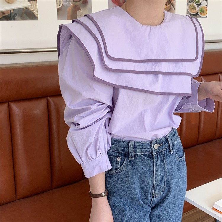 大人のキレイを求めて 韓国ファッション デザインセンス ゆったりする 長袖 シャツ 快適である 新品 スリム