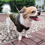 新品　ペット　レインコート　レフ　フード付き　犬服　防水　折り畳み可能　ペット服