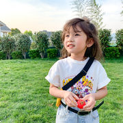 女の子の夏服 純綿半袖 Tシャツ 韓国の子供服