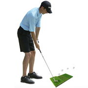【在庫限り】 ゴルフ ドライバー 練習 スイングマット 3種類芝生 マット 人口芝