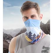 花粉・冷感・ウイルス対策 日焼け防止 自転車 マスク フェイスマスク フェイスガード 帽子 登山 メンズ