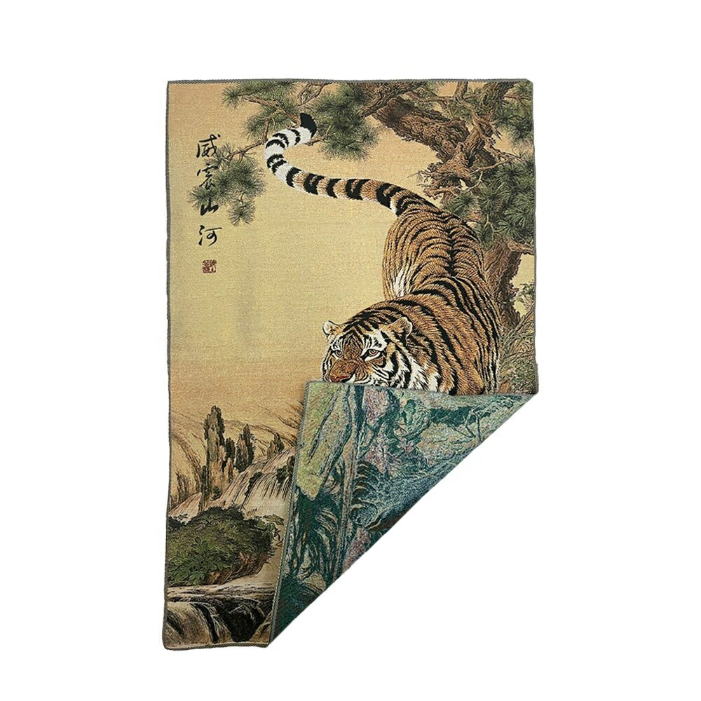 おトク情報がいっぱい！ トラ 虎 風水 Tiger 虎の飾り 絵 玄関 絵 刺繍 タペストリー 寅 フォトフレーム
