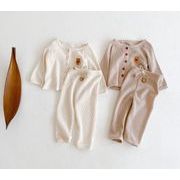 2022  人気新作  子供服   キッズ服    2点セット 可愛い  トップス+ ズボン  韓国風子供服   長袖2色