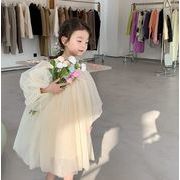 韓国風子供服 ワンピース    子供服  可愛い 女の子  長袖   レース トップス    スカート   キッズ服