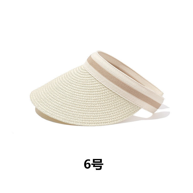 【70％OFF】 サンバイザー 帽子 UVカット ウォーキング帽子 麦わら帽子 帽子