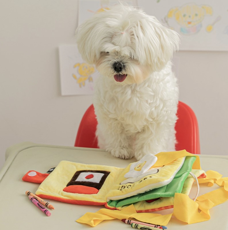 ペットおもちゃ  噛む練習  布の本  ins  ペットグッズ  猫犬の玩具  ペット用品