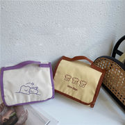 折りたたみ式コスメティックバッグ、ポータブル化粧品収納バッグ、コリアンスタイルバッグ