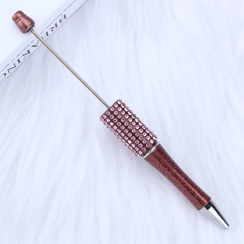 キラキラビーズボールペン 27色展開 DIY文房具 パーツ カスタム