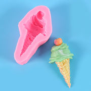 DIY手芸 素材 アロマ モールド 手作り石鹸 エポキシ樹脂 資材飾り キャンドル DIY アイスクリーム