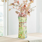 おすすめ商品 INSスタイル モザイク ガラス 花瓶 レトロ おしゃれな 自宅 装飾 デザインセンス