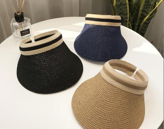 【YAYA】レディース帽子　麦わら帽子　夏用　日除け帽　防UV帽子　韓国風　6色