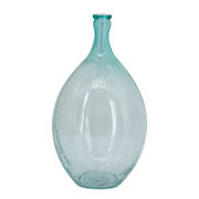 シャビーシック・ガラス花瓶・ブルー Lサイズ フラワースタンド