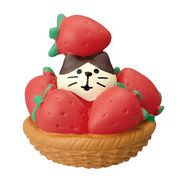 【ご紹介します！猫の和雑貨！Concombre洋菓子コンブル！いちごケーキフェア】ひょっこりいちご猫