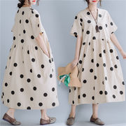 初回送料無料夏の半袖ゆったりドレス人気商品ワンピースHQ-XJM45-C039-B-1945