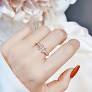 ビジューTリング指輪韓国ファッションリング指輪韓国アクセサリーリング指輪