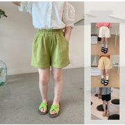 2022春夏新作  韓国ファッション ズボン  ボトムス  キッズ服  子供 パンツ  ゆとり 韓国子供服  4色