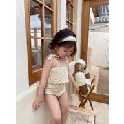 【2022夏服】韓国風子供服　 キッズ水着 　女の子 ベビー 子供用  　オールインワン　連体水着