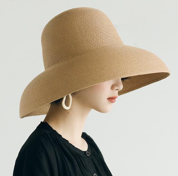 季節の流行・レディース・草編み・人気・ファッション帽子・日焼け防止・5色