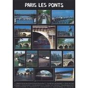 ポスター カラー写真 風景 パリの橋 500×700mm