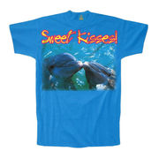 ポストカード サマーカード Tシャツ柄シリーズ「SWEET KISSES！」カラー写真 イルカ 海 暑中見舞い