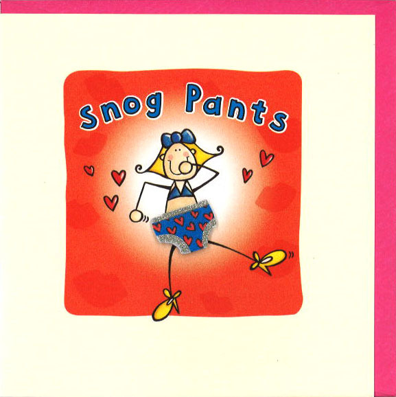 グリーティングカード 多目的 立体パンツ「Song Pants」ドレス イラスト