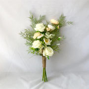 いまだけの限定特価中  シミュレーション花 ロケ 小道具 小さな新鮮 花を持って 花嫁 結婚式