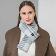2022冬新作  USB  電熱スカーフ  首をほぐす  マフラー  かねつ  ヒートマフラー  男女兼用  3段調温