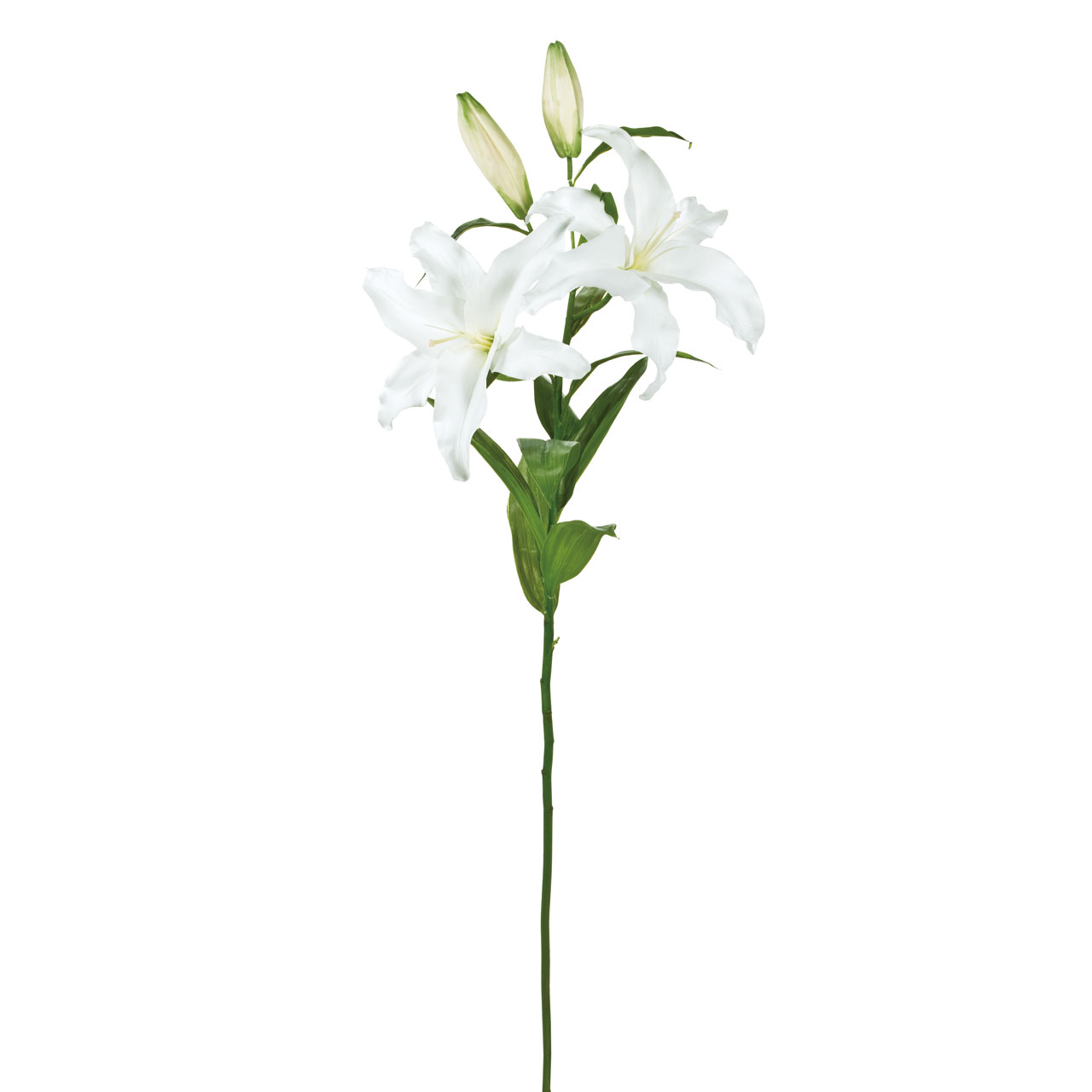 MAGIQ　オードリー カサブランカ　2輪咲き　ホワイト　アーティフィシャルフラワー　造花　ユリ