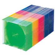【5個セット（50枚×5）】 サンワサプライ Blu-ray・DVD・CDケース(スリムタ