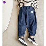 【2022年秋新作】韓国風子供服　ズボン　ジーンズ　デニム　ボトムス　パンツ　90#-140#