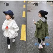 2022秋冬新作  韓国風子供服   長袖  カジュアル  コート   外套 トップス ファッション  2色 7-15