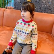 子供セーター　秋冬　韓国ファッション　女の子　可愛い　子供服　トップス　ニット