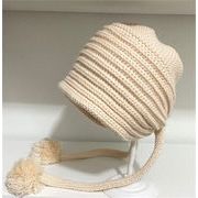 毛糸の帽子 秋 冬 包頭 プルキャップ コールドキャップ 大人気 イヤープロテクター ニット帽 暖かい