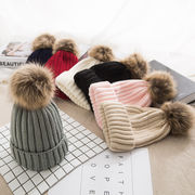 秋冬防寒・大人用毛糸の帽子・ハット・男女兼用・暖かく・日系帽・ファッション