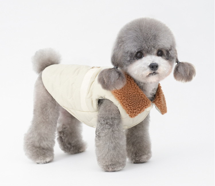 mineka&Pet ペット服　犬服　ねこ服 犬の服　中綿ベスト　1.5kg～8kg