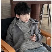 韓国風子供服  キッズ服 子供服ニットセーターアウター カジュアル コート  ベビー服トップス長袖 2色
