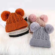 秋冬防寒・大人用毛糸の帽子・ベレー帽・キャップ・暖かく・日系帽・ファッション