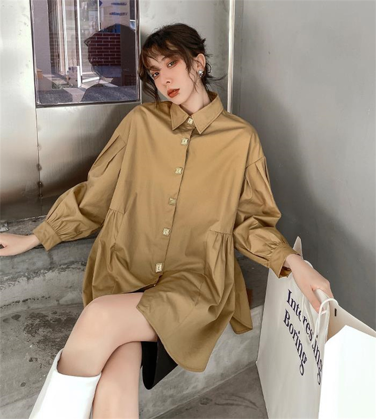 地域販売NO.1 韓国ファッション 2点セット ファッション 洋風 シャツ 2022春 肌にやさしい 秋 スリム