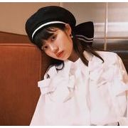 2022 人気 韓国 レディース ベレー帽  帽子  ハットリボン本 ファッション 可愛い女の子  無地   5色