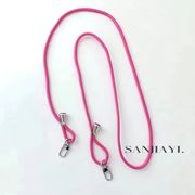 ロングロープ チェーン ストラップ   iPhoneスマホショルダー  斜め掛け ★バッグショルダーストラップ