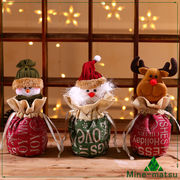 Christmas限定 雪だるま りんごバッグ クリスマス用品 クリスマスバッグ トナカイ サンタ
