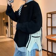 ユニセックス　メンズ　ニット　セーター　カジュアル　大きいサイズ　ストリート系　渋谷風☆
