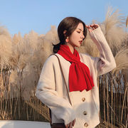 【秋冬新しい】韓国ファッションレディース マフラー 可愛い   防寒 プレゼント ストール 全15色