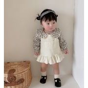 韓国風子供服 キッズ服 子供服 シャツ　トップス+ワンピース セットアップ トップス ベビー服 花柄