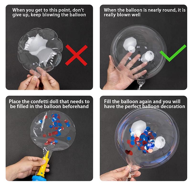 大量のバルーン資材と収納家具や小物。
