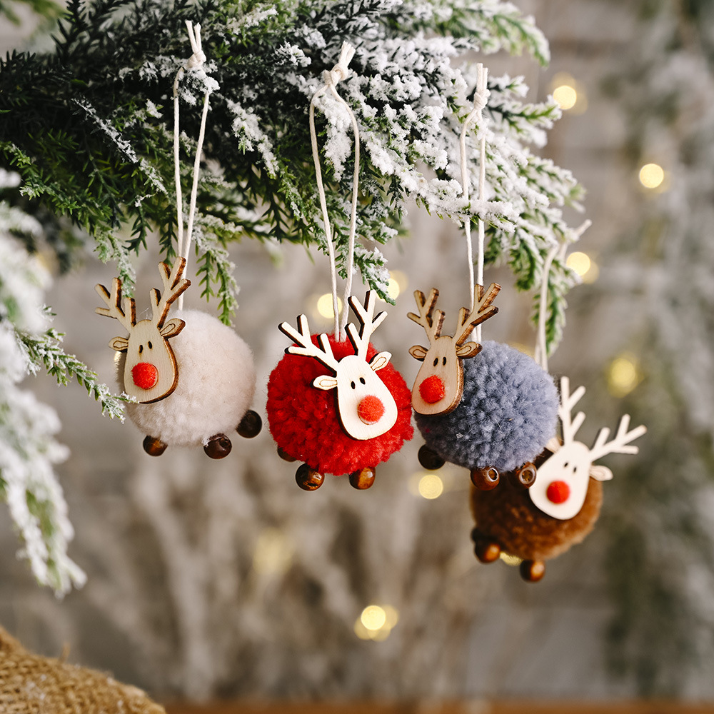 クリスマスツリーペンダント、クリスマスデコレーション用品、クリスマスの飾り、ヘラジカの飾り付け