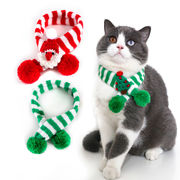 ペット用品  スカーフ  猫犬用  暖かい  クリスマス よだれかけ  ペットアクセサリー  ペットスカーフ
